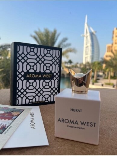 Aroma West HIJRAT (NISHANE Hacivat) and body cream with pheromones set 1