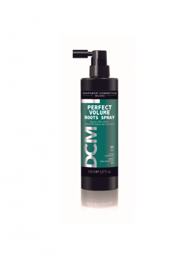 DCM PERFECT VOLUME ROOTS SPRAY. APIMTĮ DIDINANTIS PURŠKIKLIS