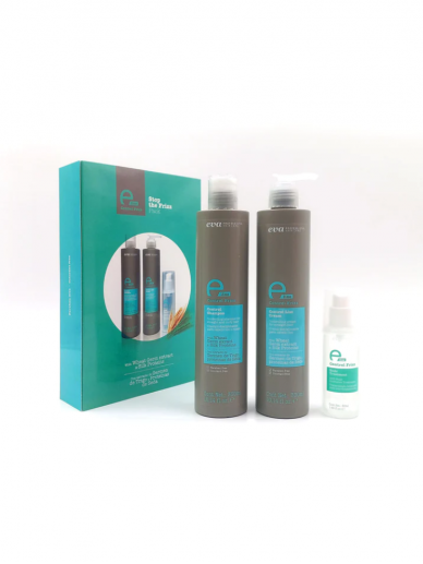 E-LINE Control FRIZZ PACK - szampon prostujący, odżywka, serum