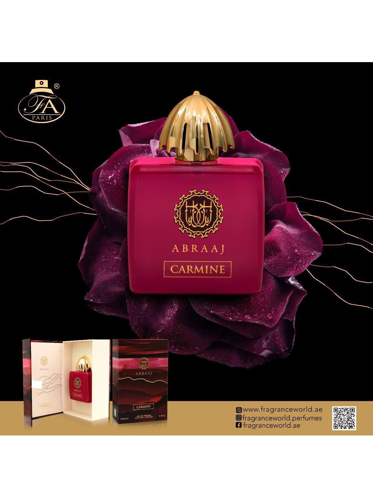 FA PARIS ABRAAJ Carmine Amouage Arabic perfume Parfum Arabia