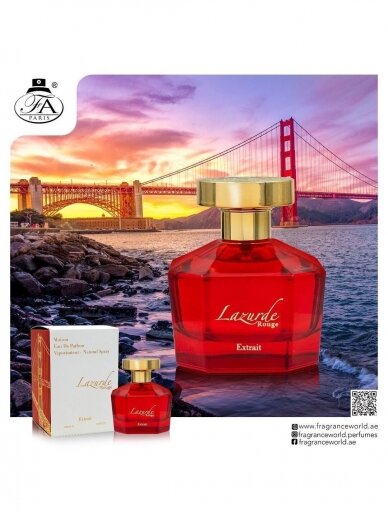 LAZURDE ROUGE EXTRAIT (Baccarat rouge 540 extrait de parfume) arābu smaržas