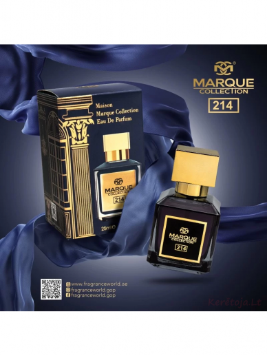 Marque 214 (Baccarat Oud satin mood) Arābu smaržas 1