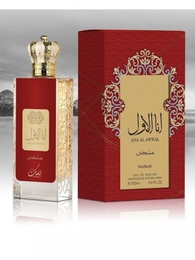 Nusuk Ana Al Awwal Red (ekstrakt Maison Francis Kurkdjian Baccarat Rouge 540) arabskie perfumy