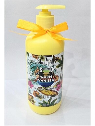 Warm Vanilla moisturizing and nourishing body lotion 500ml